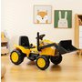 Dětský traktor na dálkové ovládání - Žlutý 01