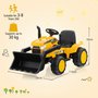 Dětský traktor na dálkové ovládání - Žlutý 05