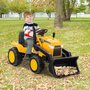 Dětský traktor na dálkové ovládání - Žlutý 08