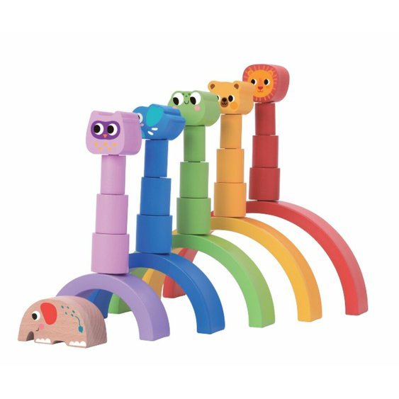 Montessori balanční duha se zvířátky