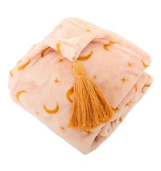 Dětská deka s měsíčky Pink