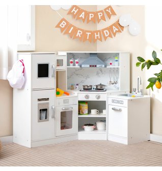 Dětská kuchyňka Little Cook – Bíla