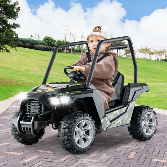 Dětské elektrické auto Buggy s dálkovým ovládáním  - Camouflage
