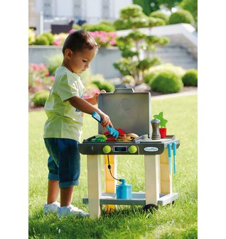 dětský zahradní gril se stolečkem