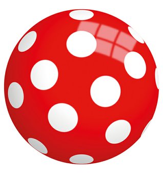 míš s puntíky 230 mm