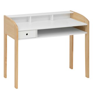 Dětský psací stůl s šuplíkem White 01