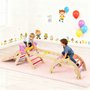 Montessori hřiště - sada s Piklerové trojúhelníkem, deskami a houpačkou Unicorn - Pastel