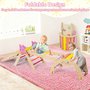 Montessori hřiště - sada s Piklerové trojúhelníkem, deskami a houpačkou Unicorn - Pastel08