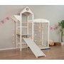 Montessori dětské hřiště Tower Climbing s rampou v provedení white/pastel - 014