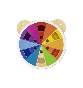 Montessori Activity board na stěnu - Mix barev