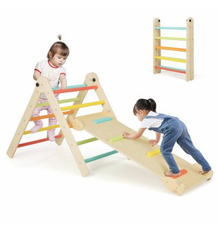 Montessori Piklerové trojúhelník 3v1 Barevná