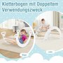 Montessori Piklerové trojúhelník sada s  houpačkou a skluzavkou White 06