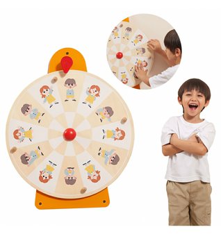 Montessori Activity board na stěnu - Kolo emocí 05