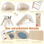 Montessori Piklerové trojúhelník se skluzavkou Panda Beige 07