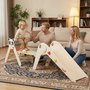 Montessori Piklerové trojúhelník se skluzavkou Panda Beige