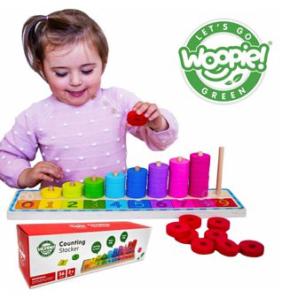 Montessori počítadlo 56 dílků 10