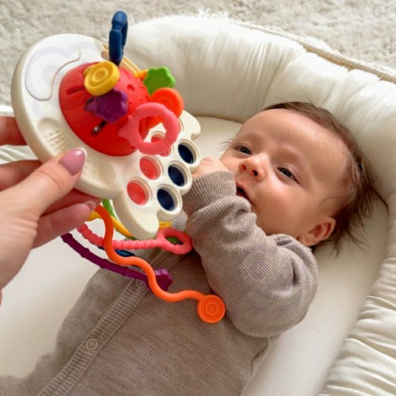 Montessori smyslová hračka - Multifunkční míček