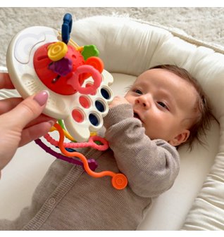 Montessori smyslová hračka - Multifunkční míček