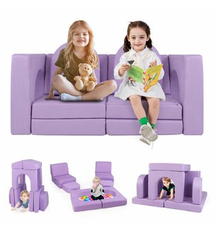 Dětská modulární dvojitá pohovka a BUNKR Violet