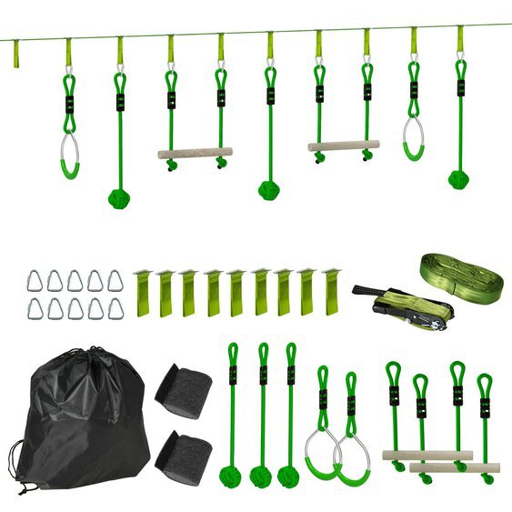 Překážková dráha Zipline zelená