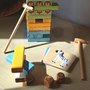 Edukační dřevěné kostky Jenga - Zvířátka 04