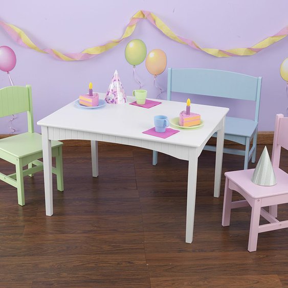 set dětského nábytku pastel