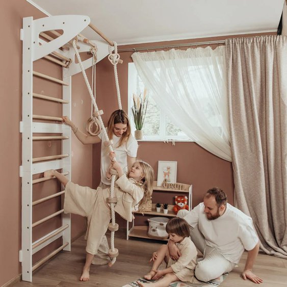 Montessori žebřiny White